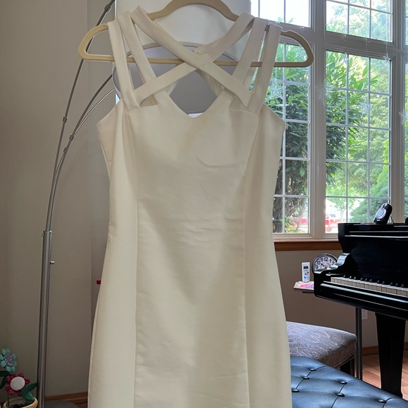 Mango white mini dress - Picture 2 of 3